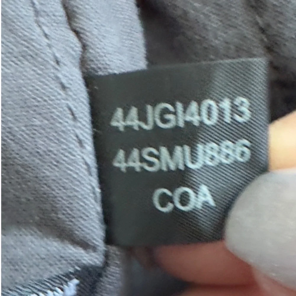 Kenneth Cole Reaction Mens Faux Leather Hooded Moto Jacket Gray Size M‎